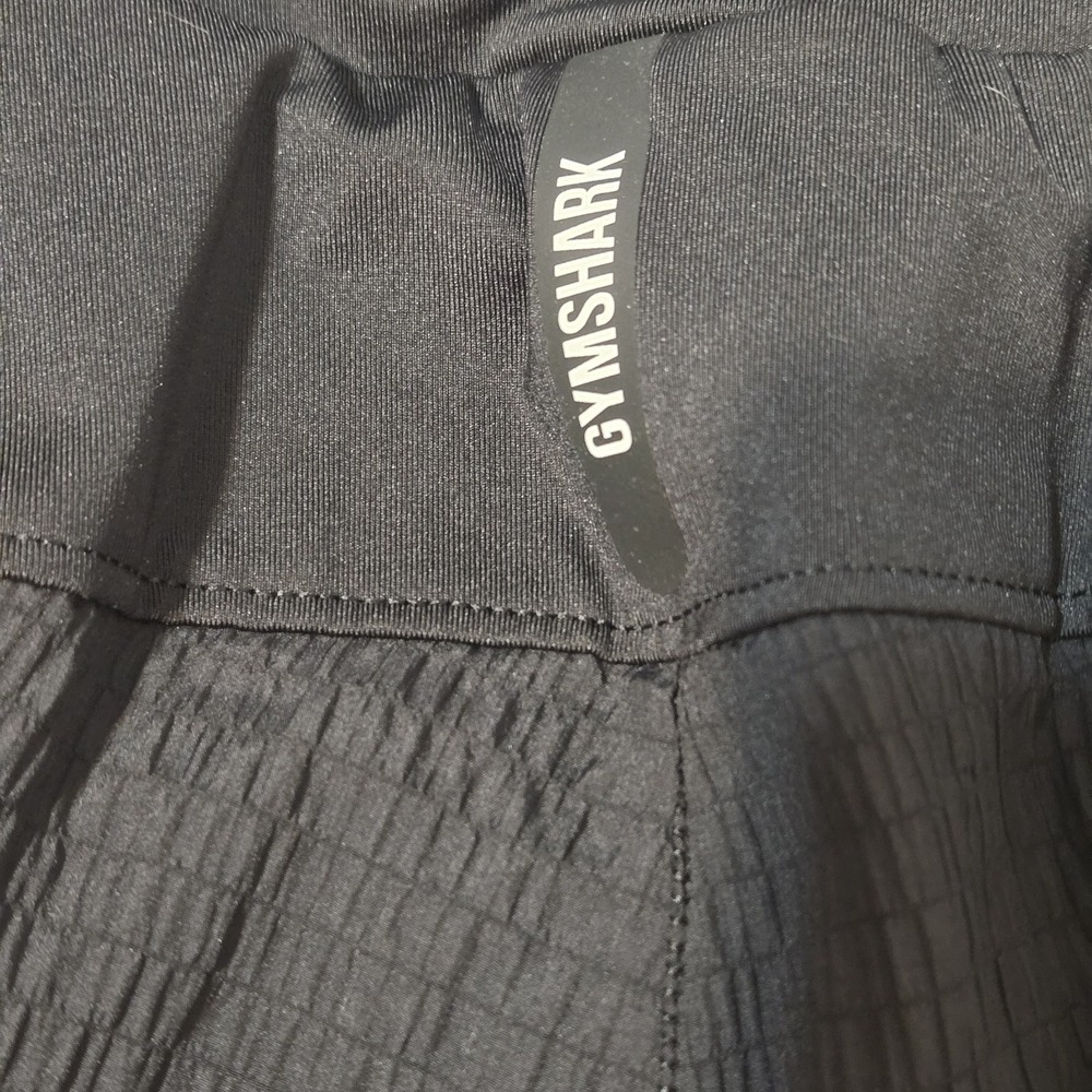 Gymshark Speed 2 In 1 Shorts With Attached Biker Shorts Drawstring Black Small - Picture 5 of 6